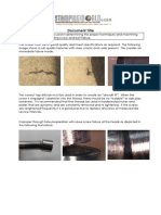 Document Title: Eliminating Screw Failures Used in Determining The Proper Techniques and Machining