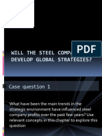Will The Steel Companies Develop Global Strategies?