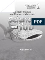 Teacher's Manual and Resource Materials: Science