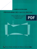 Programme de Calcul PICF_EL