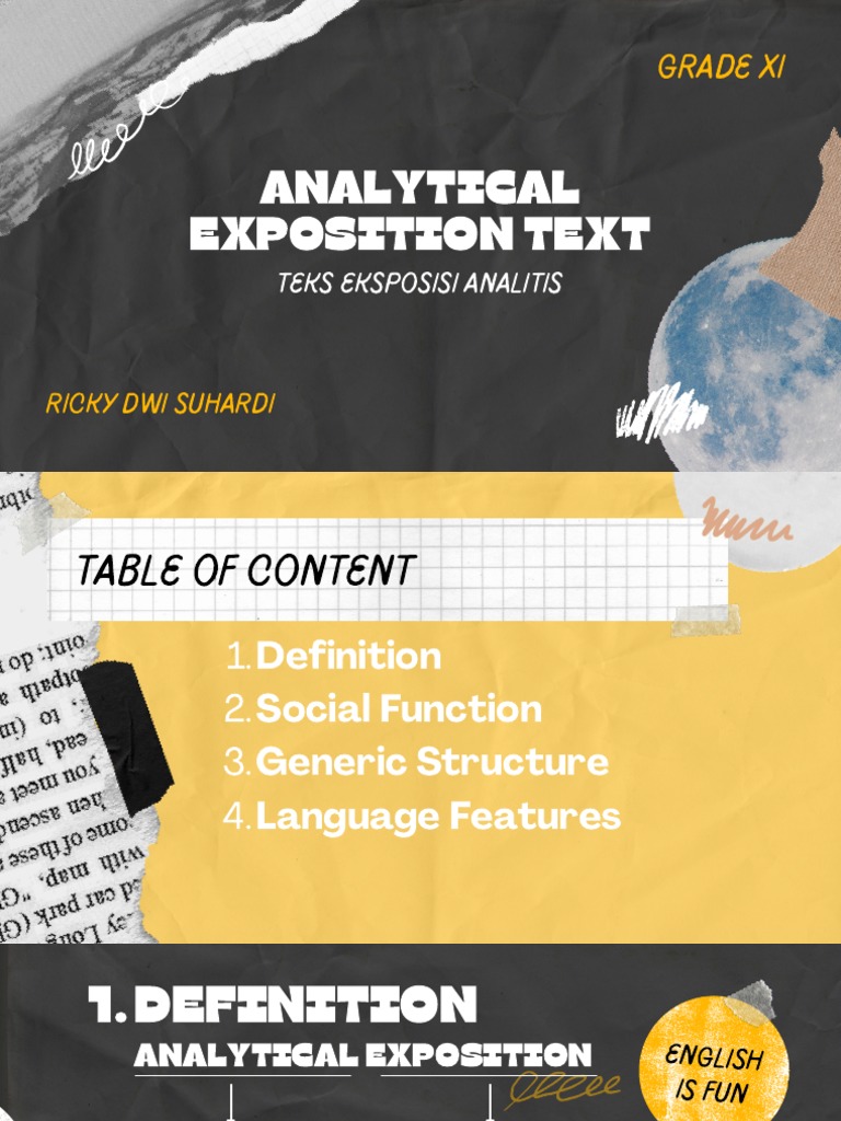 Panduan Teks Eksposisi Analitis | PDF | Seni & Disiplin Bahasa