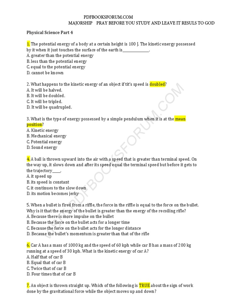 Part 4 Physical Science | PDF | Series And Parallel Circuits | Voltage
