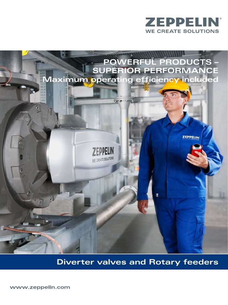Zeppelin Systems Diverter Valves and Rotary Feeders PDF Valve