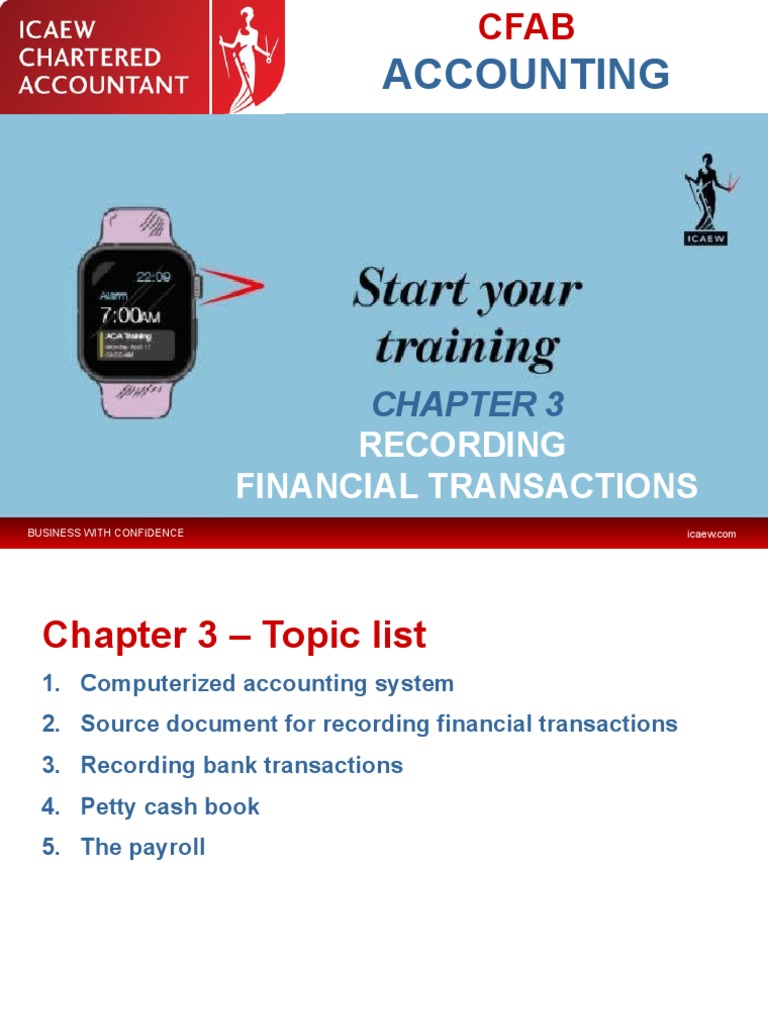 Recording Financial Transactions in Accounting | PDF | Invoice | Payroll