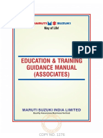 Education & Training Guidance Manual