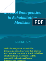 Medical Emergencies in Rehabilitation Medicine