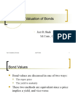 The Valuation of Bonds: Jeet R.Shah