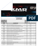 Lista KMD Motors 03febrero2021