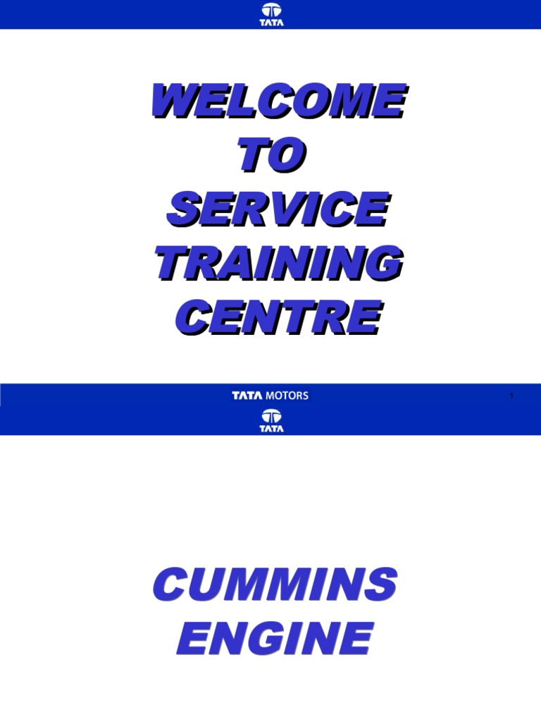 Cummins Engine Service Training Overview | PDF | Turbocharger | Combustion