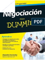 Negociacion para Dummies Alejandro Herna