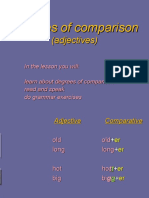 Degrees of Comparison Grammar Drills Tests - 85151