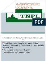 Paper Manufacturing Process, TNPL