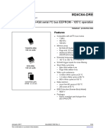 M24C64-DRE: 64-Kbit Serial I C Bus EEPROM - 105°C Operation