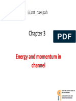 Energy and Momentum Applications in Open Channel Flow
