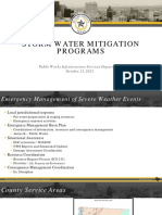 Stormwater Mitigation Efforts and FY22 Proposed Projects Final