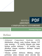 Abdominal Compartment Syndrome: Referat