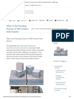 What is the Forming Process of EPS Cement Wall Panels_ - Hongfa Panel