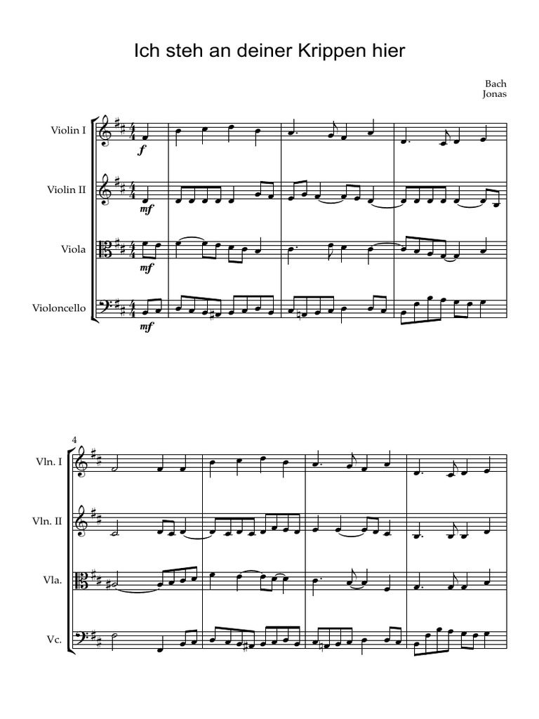 Ich Steh An Deiner Krippen Hier