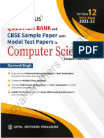 Xii-Score Plus Cs - QB With Cbse SP and MTP - 12