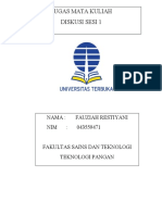 Diskusi Sesi 1 Kimia Dasar