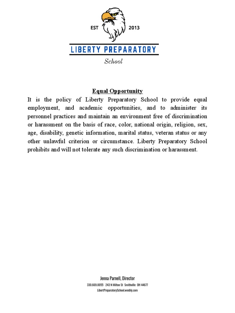 Equal Opportunity Document | PDF | Social Science