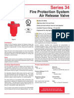 Series 34: Fire Protection System Air Release Valve