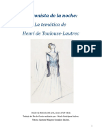 El Cronista de La Noche La Tematica de Henri de Toulouse-Lautrec