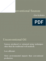 Unconventional Sources: - Gas Hydrates