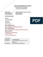 Sistematika Tugas. Menyusun Paper Teori Investasi & Analisis Sekuritas