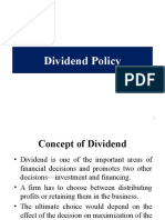 S- Dividend Policy