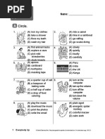 Circle.: Final Test