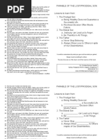 Godly Play Script - Parable of The Lost Son | PDF | Jesus