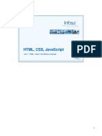 HTML Dhtml Javascript Infosys Material