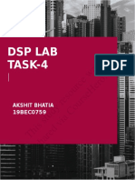 DSP Lab TASK-4 L13+L14: This Study Resource Was