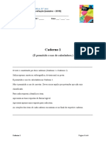 NovoEspaco 8ano Proposta de Teste