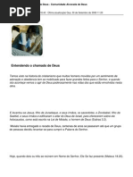 do o Chamado de Deus