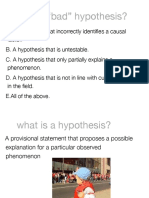 Chapter 1 Hypotheses 1
