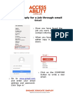 Job Application Through Email Gmail How To