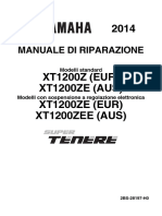 Manuale Officina Yamaha Xt1200ze - 2014