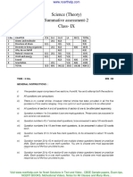Cbse Sample Paper For Class 9 Science Sa2 Download