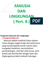 Manusia Dan Lingkungan (Pert. 9)