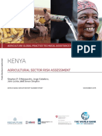 97887 REVISED WP P148139 PUBLIC Box393257B Kenya Agricultural Sector Risk Assessment
