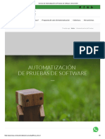 Servicio de Automatización de Pruebas de Software - GreenSQA