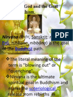 Image of God and The Goal of Buddhism