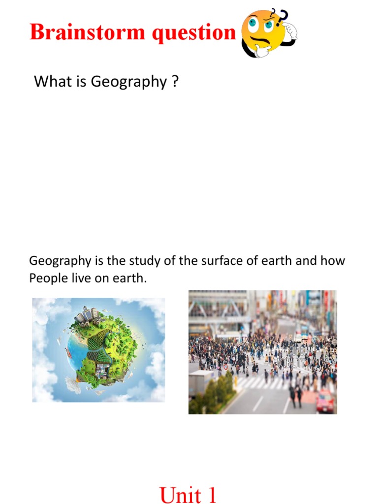 Understanding Geography Basics | PDF | Science & Mathematics