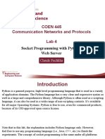 COEN 445 Communication Networks and Protocols Lab 4: Socket Programming With Python: Web Server