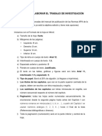 Guia para Elaborar El Trabajo de Investigación