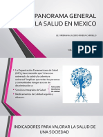 Panorama General de La Salud en Mexico