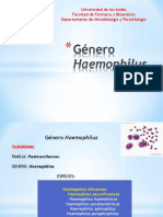 Género Haemophilus y gardnerella 2018