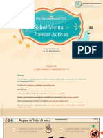 Salud Mental (Pausas Activas) 1º Ciclo